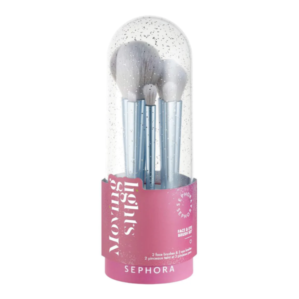 5 PC Face & Eye Brush Set